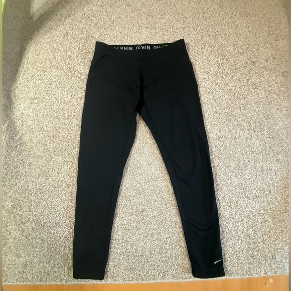 Nike Pro Black Fit Dry thick roll
Down top Compression Leggings – Size M (8-10) - Picture 2 of 7